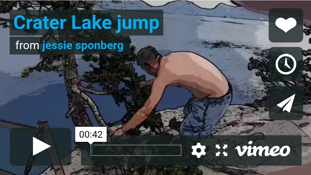 Crater Lake jump